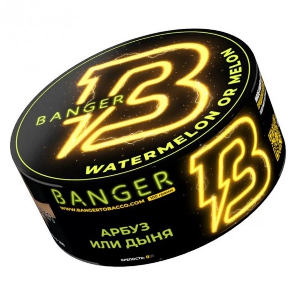 Табак Banger - Watermelon or Melon (Арбуз или Дыня, 100 грамм) купить в Барнауле
