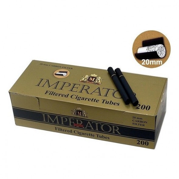 Гильзы сигаретные Imperator - Black Carbon (84х20 мм, 200 шт.) купить в Барнауле