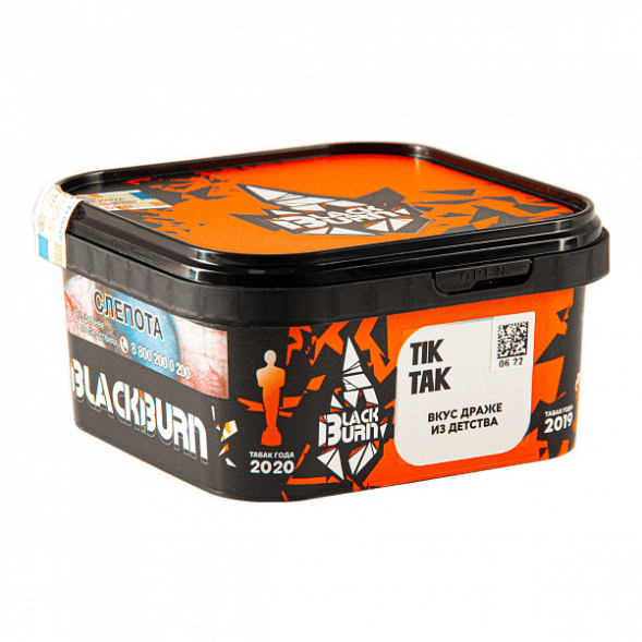 Табак BlackBurn - Tik Tak (Тик-Так, 200 грамм) купить в Барнауле