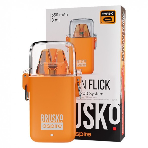 Электронная сигарета Brusko - Minican Flick (Оранжевый) купить в Барнауле
