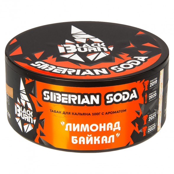 Табак BlackBurn - Siberian Soda (Лимонад Байкал, 100 грамм) купить в Барнауле