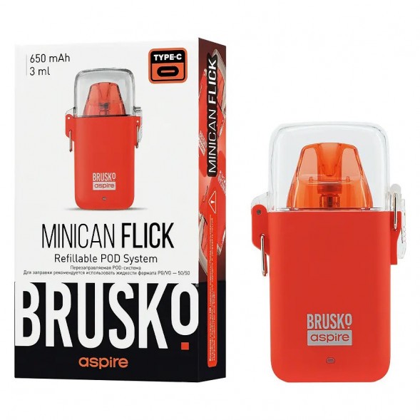 Электронная сигарета Brusko - Minican Flick (Красный) купить в Барнауле