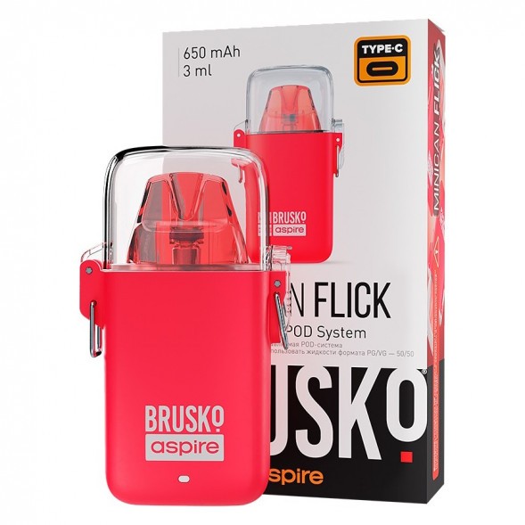 Электронная сигарета Brusko - Minican Flick (Красный) купить в Барнауле