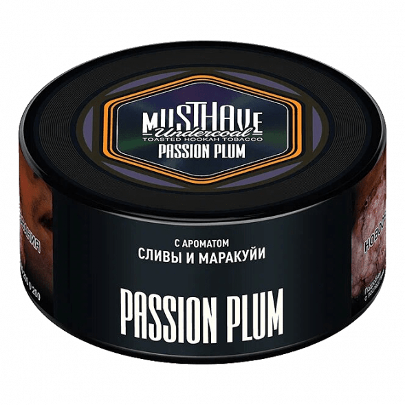 Табак Must Have - Passion Plum (Слива и Маракуйя, 125 грамм) купить в Барнауле