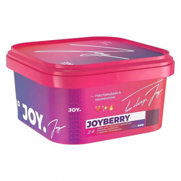 Табак Joy - Joyberry (Малина, Клубника и Чёрная Смородина, 200 грамм) купить в Барнауле
