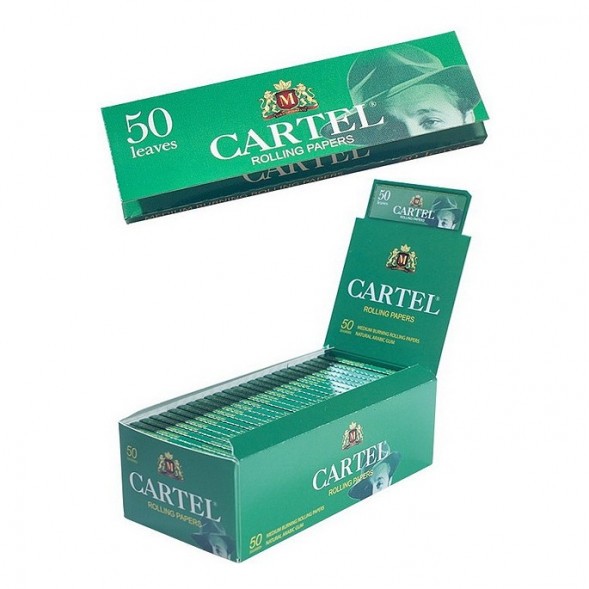 Бумага для самокруток Cartel - Green (50 штук) купить в Барнауле