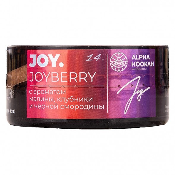 Табак Joy - Joyberry (Малина, Клубника и Чёрная Смородина, 25 грамм) купить в Барнауле