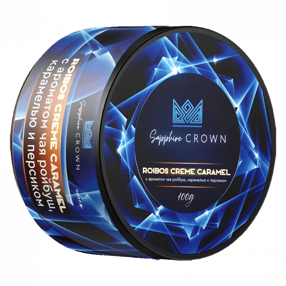 Табак Sapphire Crown - Roibos Creme Caramel (Чай Ройбуш с Карамелью и Персиком, 25 грамм) купить в Барнауле