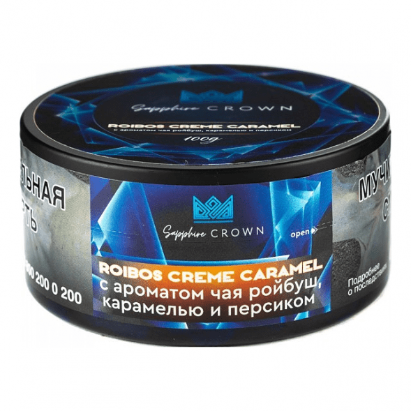 Табак Sapphire Crown - Roibos Creme Caramel (Чай Ройбуш с Карамелью и Персиком, 25 грамм) купить в Барнауле