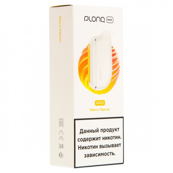 PLONQ MAX - Манго Персик (6000 затяжек) купить в Барнауле
