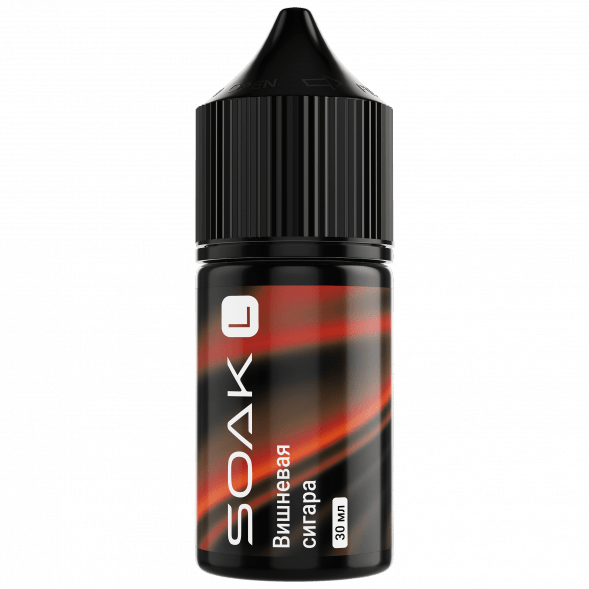 Жидкость SOAK L30 - Cherry Cigar (Вишнёвая Сигара, 30 мл, 2 мг) купить в Барнауле