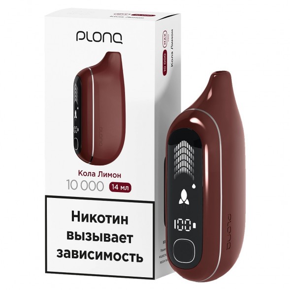 PLONQ MAX PRO - Кола Лимон (10000 затяжек) купить в Барнауле