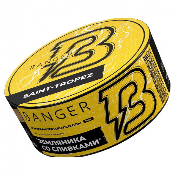 Табак Banger - Saint-Tropez (Земляника со Сливками, 100 грамм) купить в Барнауле