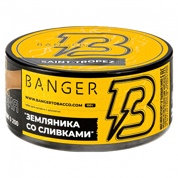 Табак Banger - Saint-Tropez (Земляника со Сливками, 100 грамм) купить в Барнауле