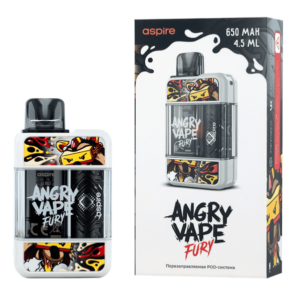 Электронная сигарета Brusko - Angry Vape Fury (650 mAh, Белый) купить в Барнауле