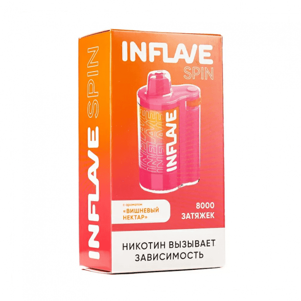 INFLAVE SPIN - Вишнёвый Нектар (8000 затяжек) купить в Барнауле