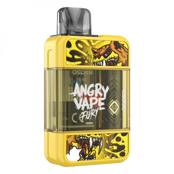 Электронная сигарета Brusko - Angry Vape Fury (650 mAh, Желтый) купить в Барнауле