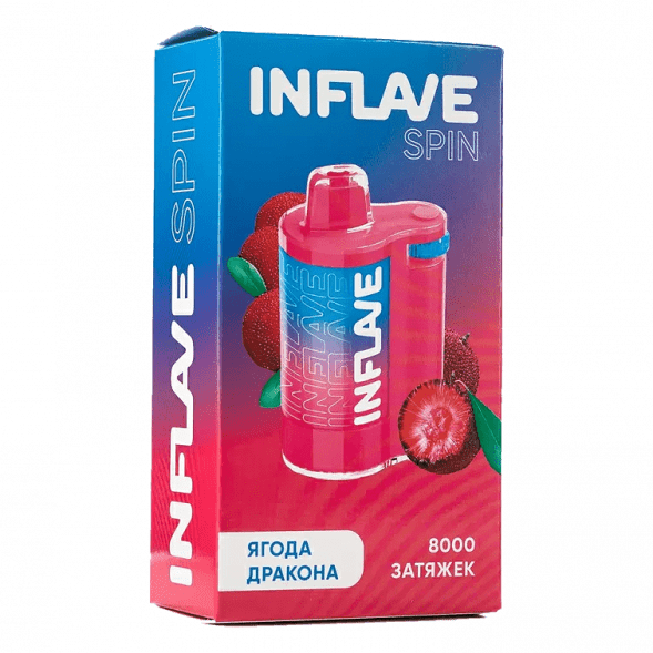 INFLAVE SPIN - Ягода Дракона (8000 затяжек) купить в Барнауле