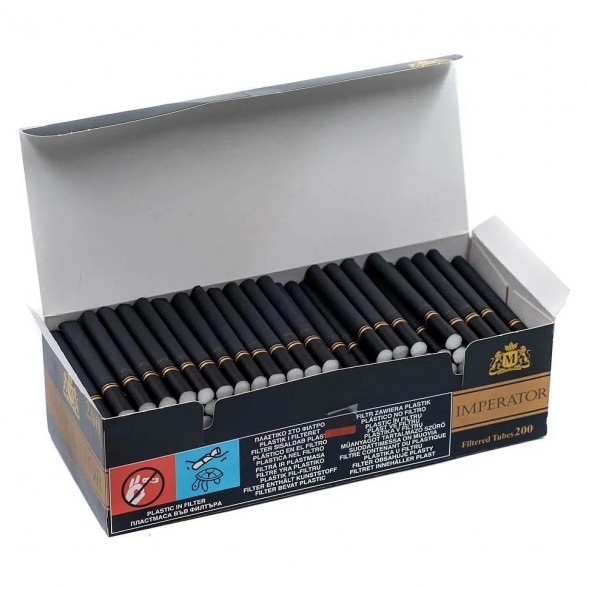 Гильзы сигаретные Imperator - Black (84х20 мм, 200 шт.) купить в Барнауле
