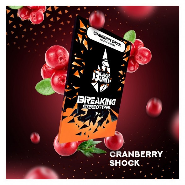 Табак BlackBurn - Cranberry Shock (Кислая Клюква, 100 грамм) купить в Барнауле