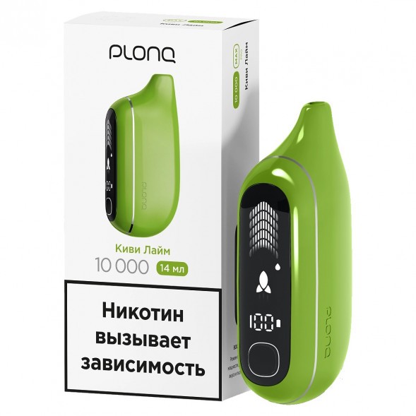 PLONQ MAX PRO - Киви Лайм (10000 затяжек) купить в Барнауле