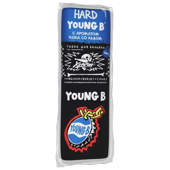 Табак Хулиган Hard - Young B (Кола со Льдом, 200 грамм) купить в Барнауле