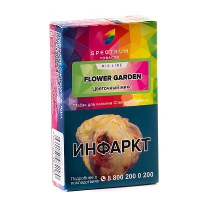 Табак Spectrum Mix Line - Flower Garden (Цветочный Микс, 40 грамм) купить в Барнауле