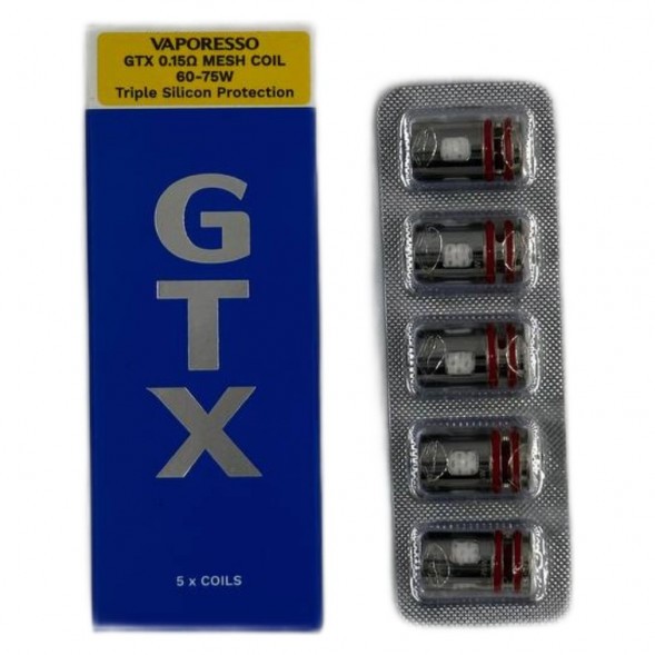 Испаритель VAPORESSO - GTX (0.15 Ом, 5 шт.) купить в Барнауле