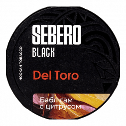 Табак Sebero Black - Del Toro (Бабл гам с Цитрусом, 100 грамм)