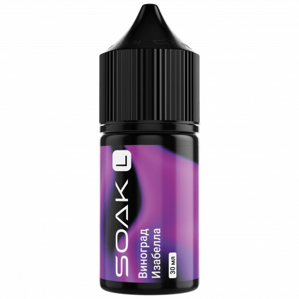 Жидкость SOAK L30 - Isabella Grapes (Виноград Изабелла, 30 мл, 2 мг) купить в Барнауле