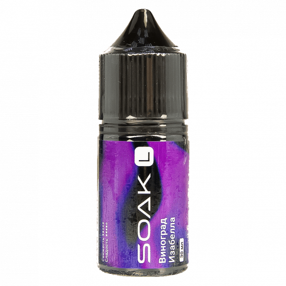 Жидкость SOAK L30 - Isabella Grapes (Виноград Изабелла, 30 мл, 2 мг) купить в Барнауле