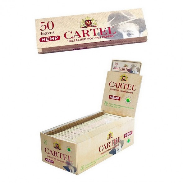 Бумага для самокруток Cartel - Organic Hemp Unbleached (50 штук) купить в Барнауле