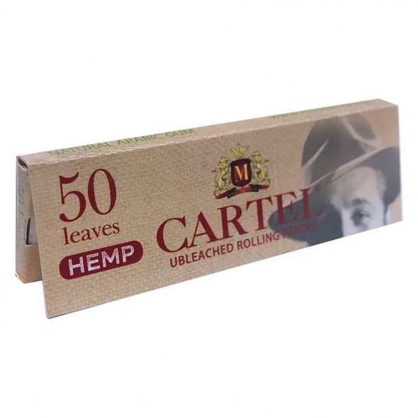 Бумага для самокруток Cartel - Organic Hemp Unbleached (50 штук) купить в Барнауле