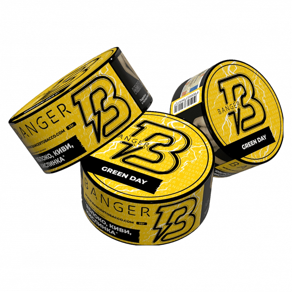 Табак Banger - Green Day (Яблоко, Киви, Кислинка, 25 грамм) купить в Барнауле