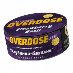 Табак Overdose - Strawberry Basil (Клубника-Базилик, 25 грамм)