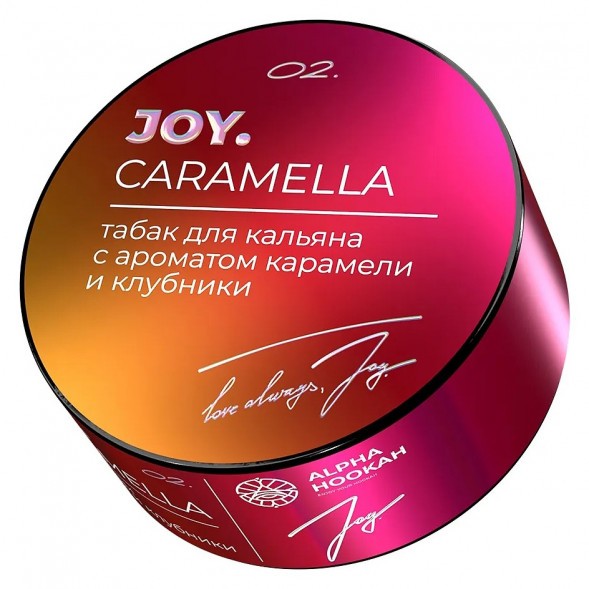 Табак Joy - Caramella (Клубника и Карамель, 25 грамм) купить в Барнауле