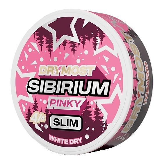 Табак жевательный DryMost - Sibirium Pinky Slim (Сибирский Малиновый Лимонад, 12 грамм) купить в Барнауле