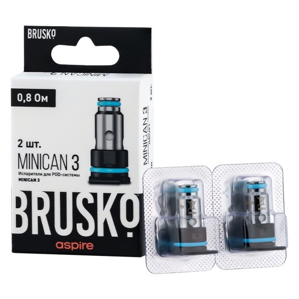 Испарители для Brusko Minican 3 (AF Mesh Coil, 0.8 Ом, 2 шт.) купить в Барнауле