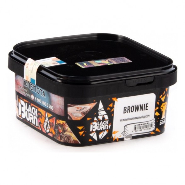 Табак BlackBurn - Brownie (Шоколадный Десерт, 200 грамм) купить в Барнауле