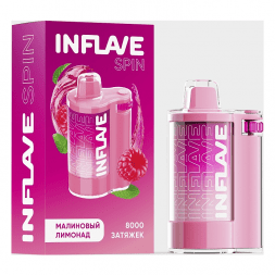 INFLAVE SPIN - Малиновый Лимонад (8000 затяжек)