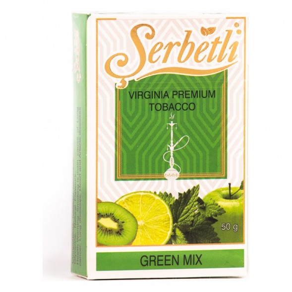 Табак Serbetli - Green Mix (Зеленый Микс, 50 грамм, Акциз) купить в Барнауле