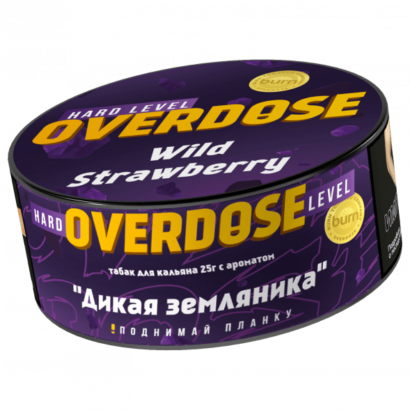 Табак Overdose - Wild Strawberry (Дикая Земляника, 25 грамм) купить в Барнауле