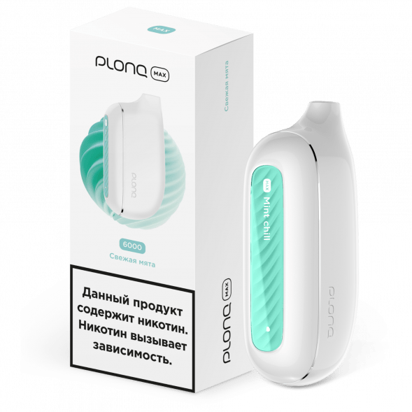PLONQ MAX - Свежая Мята (6000 затяжек) купить в Барнауле