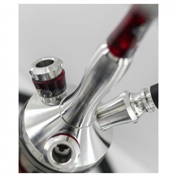 Кальян UNION - Fibonacci Гибрид (Чёрно-Красный, Без Колбы) купить в Барнауле