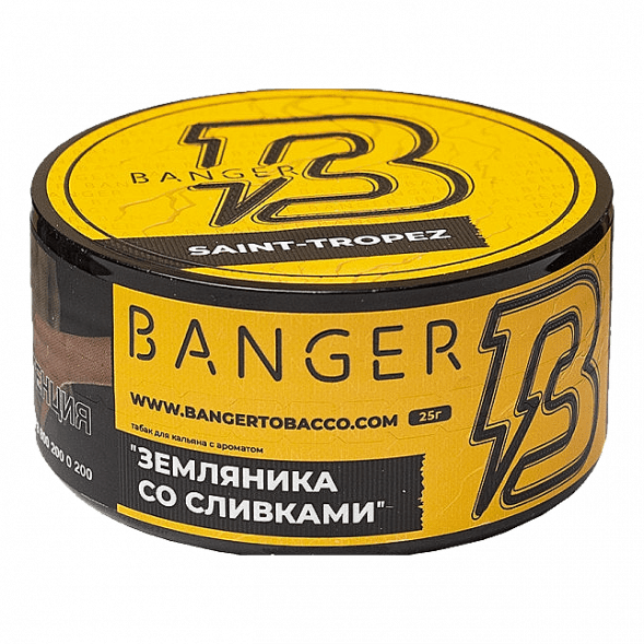 Табак Banger - Saint-Tropez (Земляника со Сливками, 25 грамм) купить в Барнауле