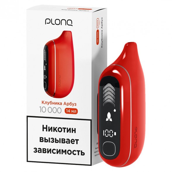 PLONQ MAX PRO - Клубника Арбуз (10000 затяжек) купить в Барнауле