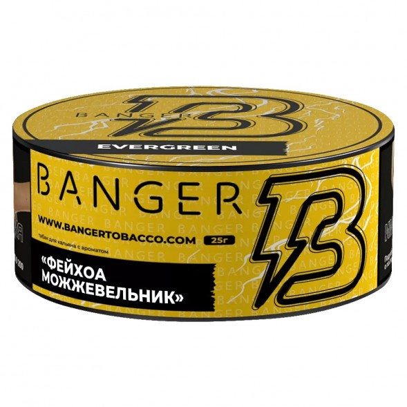 Табак Banger - Evergreen (Фейхоа Можжевельник, 25 грамм) купить в Барнауле