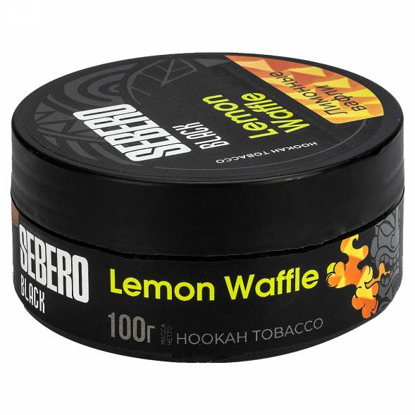 Табак Sebero Black - Lemon Waffle (Лимонные Вафли, 100 грамм) купить в Барнауле