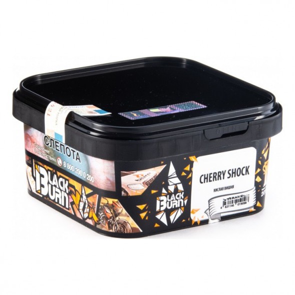Табак BlackBurn - Cherry Shock (Кислая Вишня, 200 грамм) купить в Барнауле