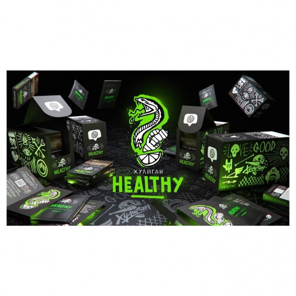 Табак Хулиган - Healthy (Имбирь и Лимон, 25 грамм) купить в Барнауле